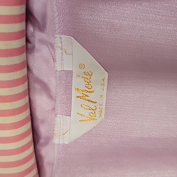 Vintage Hand Dyed Val Mode Nightgown & Robe Set Size Large - Picture 12 of 16